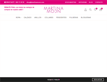 Tablet Screenshot of martinamoon.com